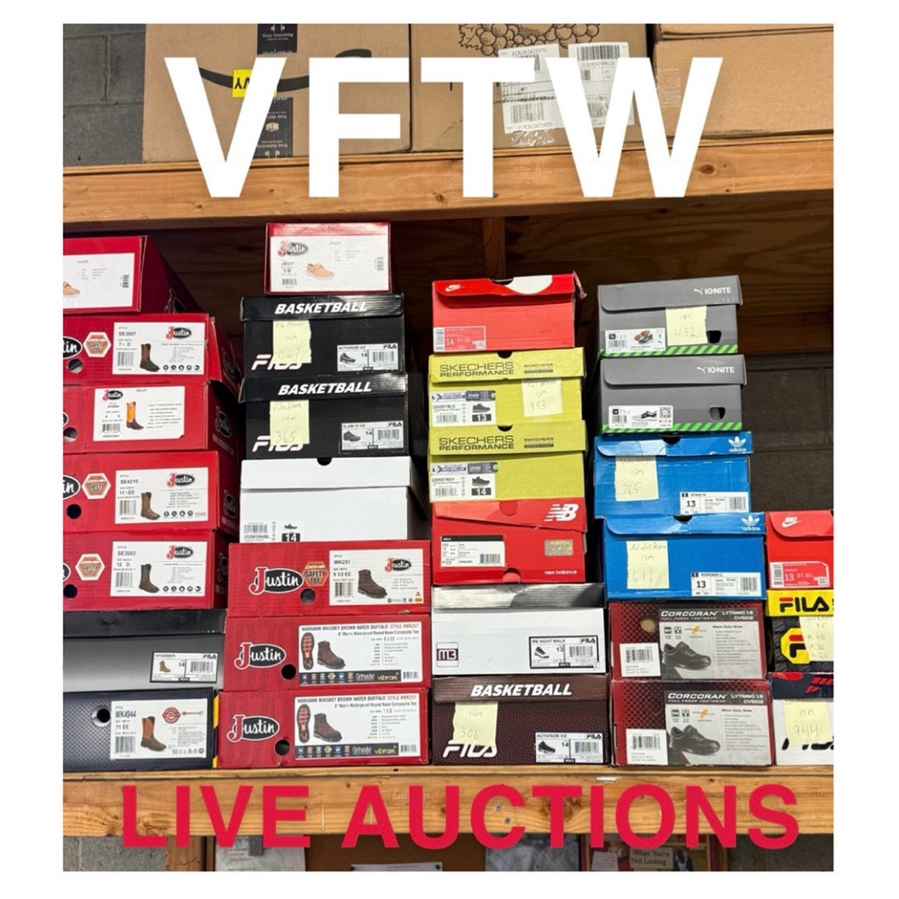 VFTW Live Auctions *LARGE SIZE SNEAKERS*